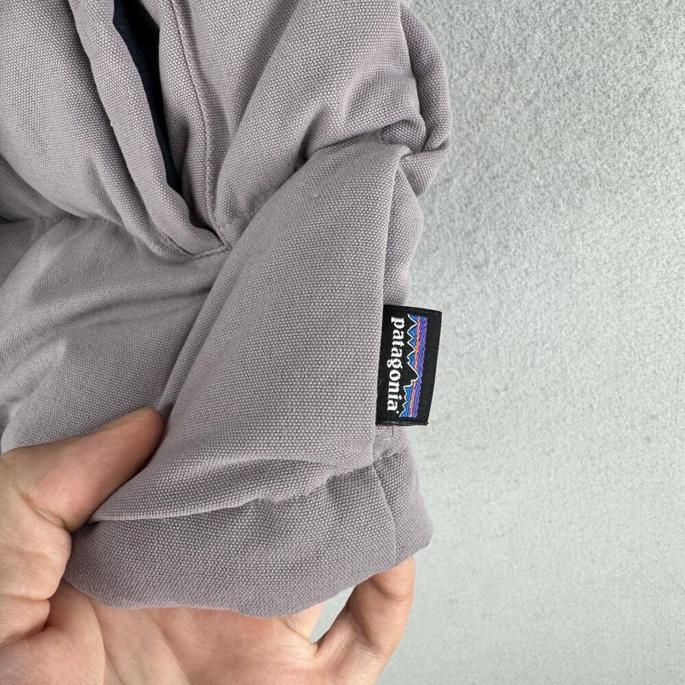 Patagonia Bivy Jacket Womens Large Purple Down Puffer Snap Front Western Yoke - Picture 10 of 14